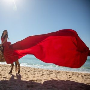 Flying Dress with long train